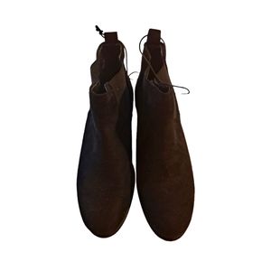 NWOT Jellypop Black Pull On Block Heel Ankle Booties Size 39